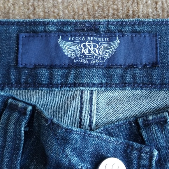 Rock & Republic boot cut jeans blue 28 - Picture 4 of 4